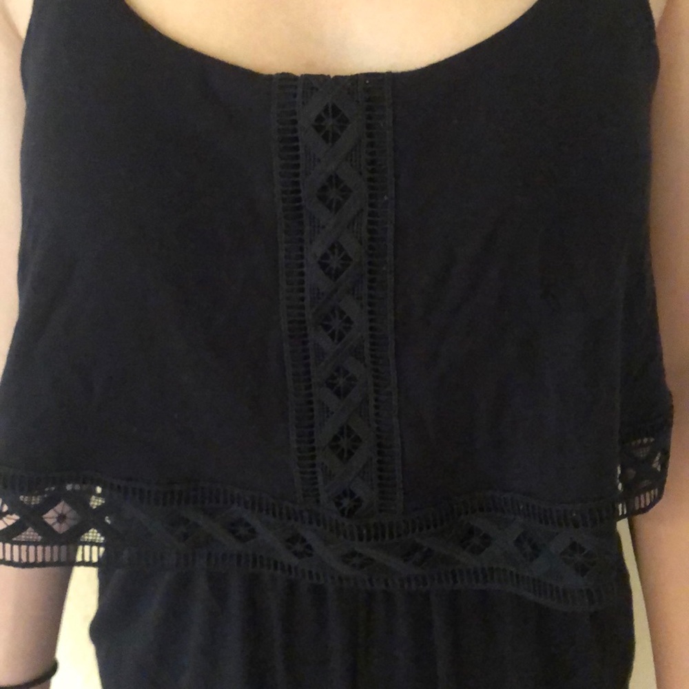 5/$25 Black Aztec Romper - Picture 3 of 4